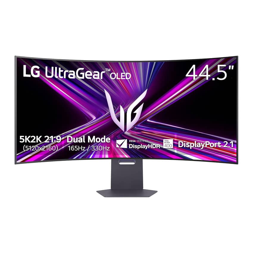 LG Ultragear 45GX950A-B Ultragear Gaming Monitor - 45 inch 5K2K WUHD(5120 x 2160), OLED16:9, Dual Mode 330Hz-165Hz, FreeSync, 0.03ms, G-sync Compatible 2 LG Ultragear 45GX950A-B Ultragear Gaming Monitor - 45 inch 5K2K WUHD(5120 x 2160), OLED16:9, Dual Mode 330Hz-165Hz, FreeSync, 0.03ms, G-sync Compatible