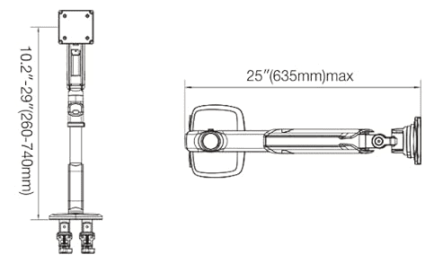 North Bayou L70 Led RGB dimension 2