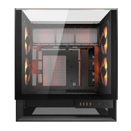 Cougar OmnyX Black Mid-Tower ATX Symmetrical Panoramic Gaming Case 8 Cougar OmnyX Black Mid-Tower ATX Symmetrical Panoramic Gaming Case