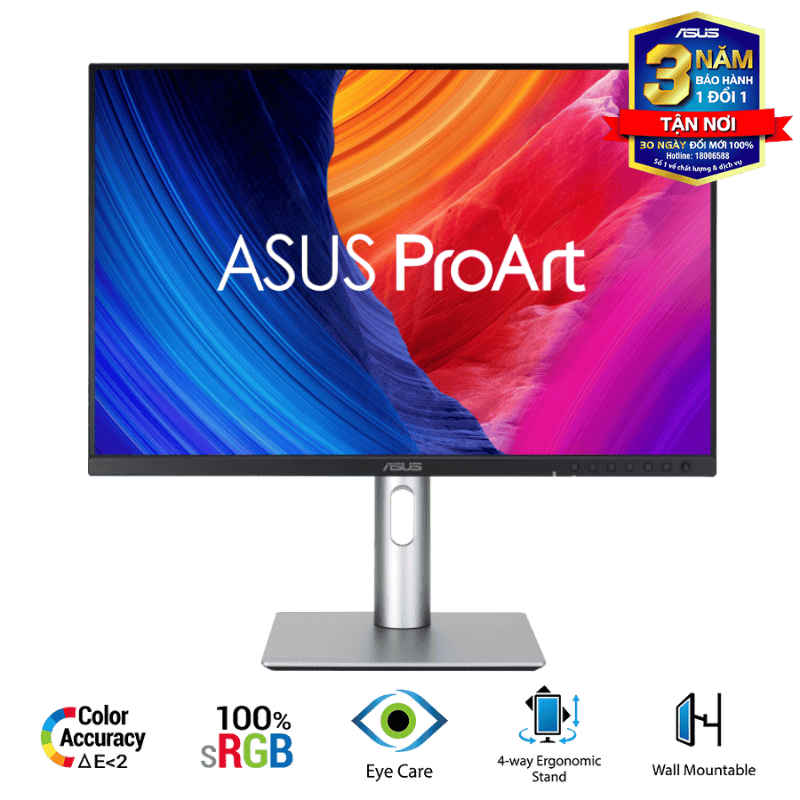 ASUS ProArt PA248QFV (PA248QV Gen2) Professional Monitor - 24.1 inch, 16:10, IPS, WUXGA (1920 x 1200), 100 Hz, 350 cd/m² 1 ASUS ProArt PA248QFV (PA248QV Gen2) Professional Monitor - 24.1 inch, 16:10, IPS, WUXGA (1920 x 1200), 100 Hz, 350 cd/m²