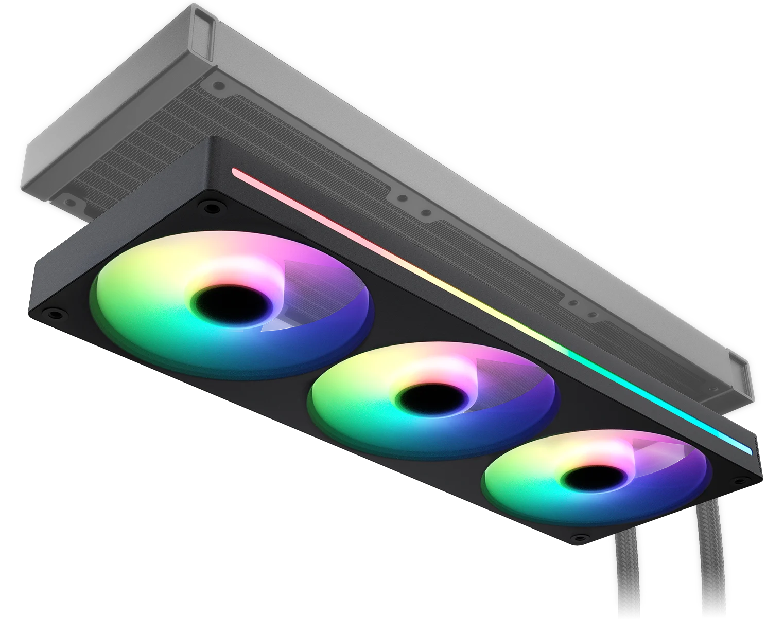 Cougar POSEIDON VISTEK PRO ARGB 360 Black AIO Liquid CPU Cooler - 3.95-inch IPS TFT LCD, 3x 120mm ARGB Fans 16 Poseidon Vistek Pro Easily Installed02