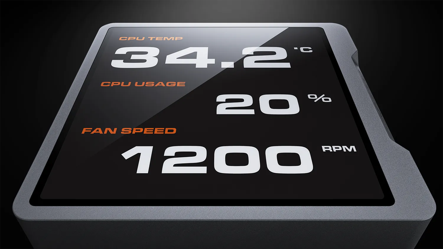 Cougar POSEIDON VISTEK PRO ARGB 360 Black AIO Liquid CPU Cooler - 3.95-inch IPS TFT LCD, 3x 120mm ARGB Fans 27 Poseidon Vistek Pro Photo 01