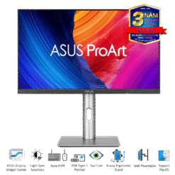ASUS ProArt PA32QCV Professional Monitor - 32” IPS, 16:9, UHD 6K (6016 x 3384), ΔE < 2, Calman Verified, USB-C 96W, 60Hz, Ergonomic Stand