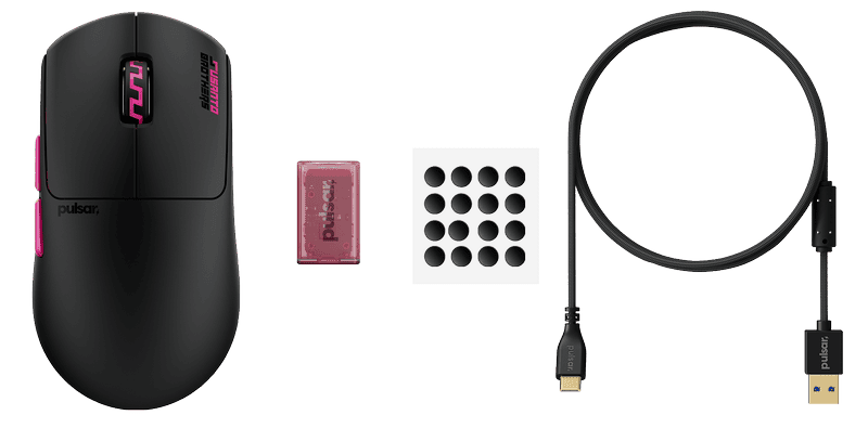 Pulsar SusantoX Gaming Mouse PackageContents