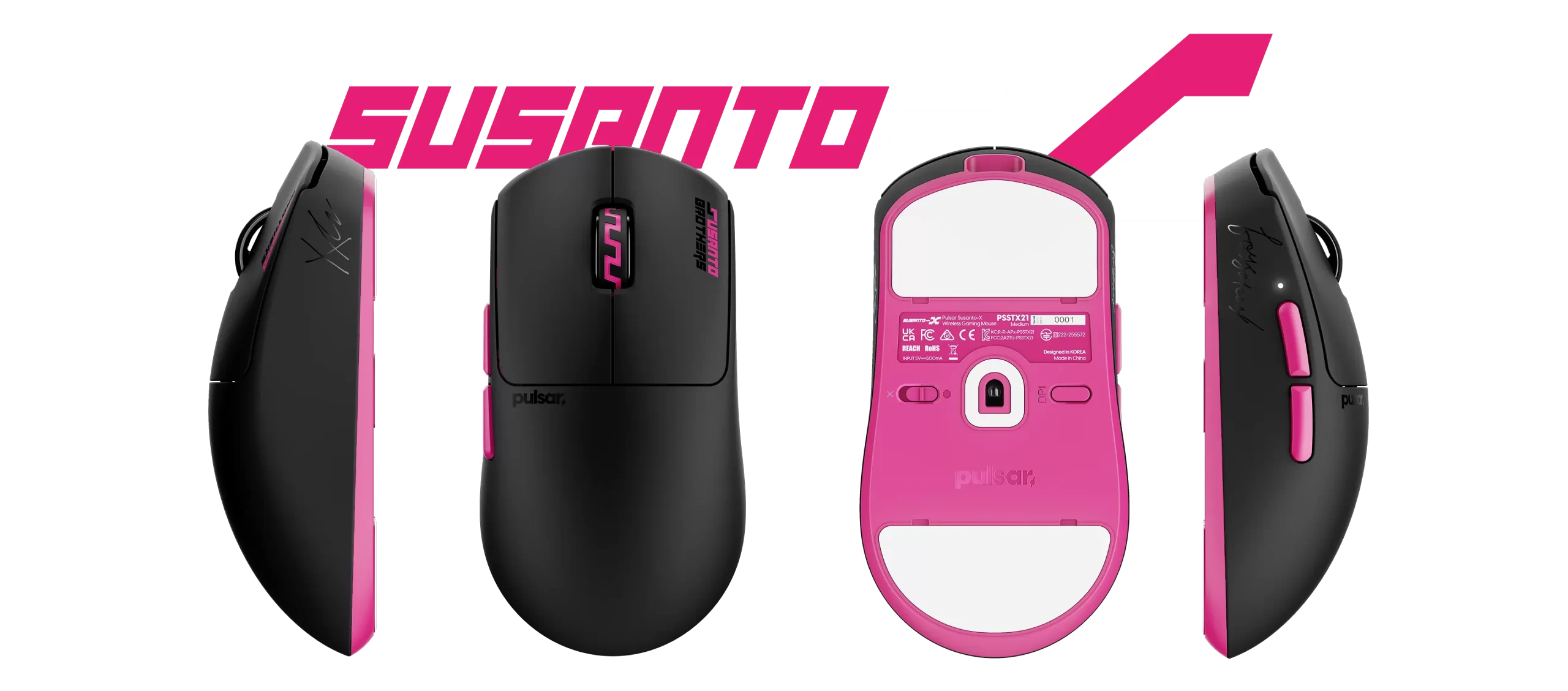 Pulsar SusantoX Gaming Mouse dimension scaled