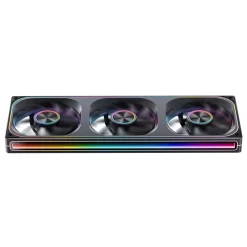 JONSBO ZA-360B Fan Case - 3in1, 120mm PWM 3Pin ARGB, 4-Sides Infinity Mirror 12 ZA 360BBR pic 1