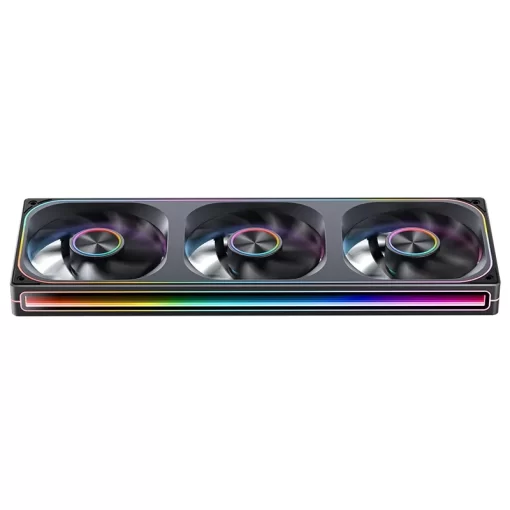 JONSBO ZA-360BR Fan Case - 3in1, 120mm PWM 3Pin ARGB Reverse Blade Silent, 4-Sides Infinity Mirror