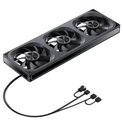 JONSBO ZA-360B Fan Case - 3in1, 120mm PWM 3Pin ARGB, 4-Sides Infinity Mirror 14 ZA 360BBR pic 5