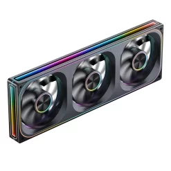 JONSBO ZA-360B Fan Case - 3in1, 120mm PWM 3Pin ARGB, 4-Sides Infinity Mirror 16 ZA 360BBR pic 7