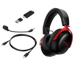 hyperx cloud iii s wireless red a59z0aa angle 8