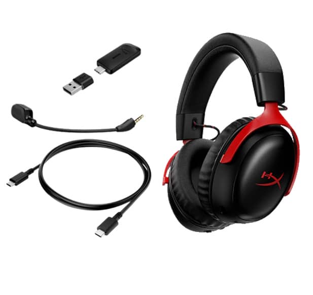 HyperX Cloud III S Wireless Red (A59Z0AA) Gaming Headset 7 HyperX Cloud III S Wireless Red (A59Z0AA) Gaming Headset