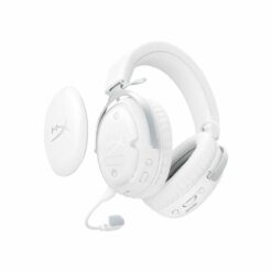 HyperX Cloud III S Wireless White (AX6G1AA) Gaming Headset 15 hyperx cloud iii s wireless white ax6g1aa angle 7