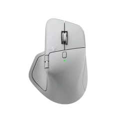 Logitech MX Master 4 Wireless Mouse 31 mx master 4 pale grey top angle gallery 1