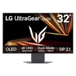 LG Ultragear GX8 OLED 32GX870A-B Gaming Monitor - 32 inch 16:9 4K UHD (3840 x 2160) 240Hz 1ms (GtG), DisplayHDR 400 DCI-P3 98.5%, Gsync Compatible