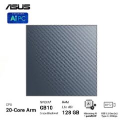 ASUS Ascent GX10 GX10-GG0036BN Desktop AI supercomputer - 4TB NVMe PCIe 5.0 SSD, ARM v9.2-A, GB10 Grace Blackwell GPU, 1 petaFLOP, 128 GB LPDDR5x, Wi-Fi 7 (Gig+), BT5.0 20 Ascent GX10 09