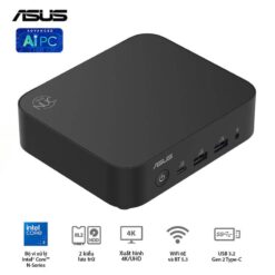ASUS NUC 14 Essential (RNUC14MNK9700000) Desktop mini PC - Intel N97, Intel® UHD Graphics, DDR5-4800, 1x NVMe, 1x SATA, 1x HDMI, 1x DP, Wi-Fi 6E AX211, NoOS 16 NUC 14 Essential 06 1