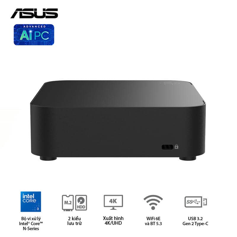 ASUS NUC 14 Essential (RNUC14MNK9700000) Desktop mini PC - Intel N97, Intel® UHD Graphics, DDR5-4800, 1x NVMe, 1x SATA, 1x HDMI, 1x DP, Wi-Fi 6E AX211, NoOS 9 ASUS NUC 14 Essential (RNUC14MNK9700000) Desktop mini PC - Intel N97, Intel® UHD Graphics, DDR5-4800, 1x NVMe, 1x SATA, 1x HDMI, 1x DP, Wi-Fi 6E AX211, NoOS