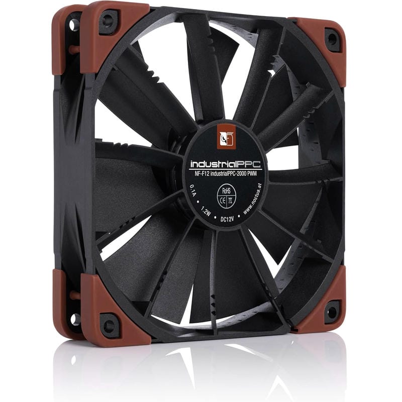 Noctua NF-F12 industrialPPC-2000 PWM Fan - 120mm, 4-pin PWM, 12V 2000 RPM 4 Noctua NF-F12 industrialPPC-2000 PWM Fan - 120mm, 4-pin PWM, 12V 2000 RPM