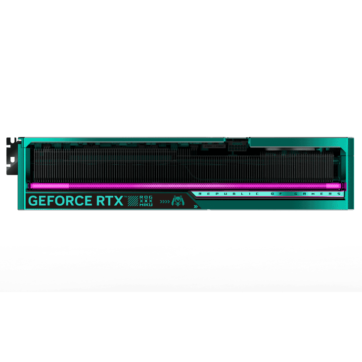 ASUS ROG Astral GeForce RTX 5080 OC HATSUNE MIKU EDITION 16GB GDDR7 Graphics Card 4 ASUS ROG Astral GeForce RTX 5080 OC HATSUNE MIKU EDITION 16GB GDDR7 Graphics Card