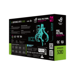 ASUS ROG Astral GeForce RTX 5080 OC HATSUNE MIKU EDITION 16GB GDDR7 Graphics Card 14 ROG Astral GeForce RTX™ 5080 16GB GDDR7 OC HATSUNE MIKU EDITION pic 6