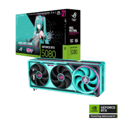 ASUS ROG Astral GeForce RTX 5080 OC HATSUNE MIKU EDITION 16GB GDDR7 Graphics Card