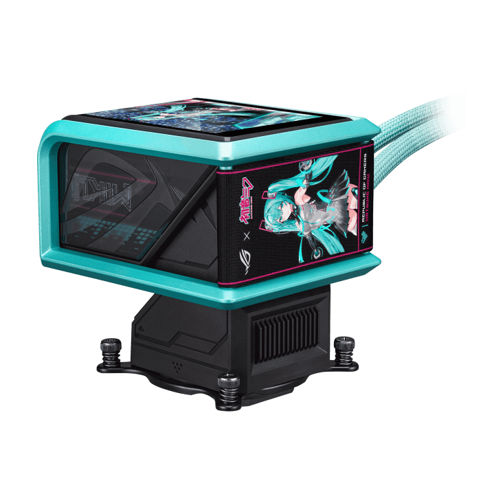 ASUS ROG RYUO IV 360 ARGB Hatsune Miku Edition AIO Liquid CPU Cooler 6 ASUS ROG RYUO IV 360 ARGB Hatsune Miku Edition AIO Liquid CPU Cooler