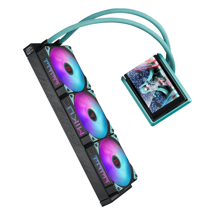 ASUS ROG RYUO IV 360 ARGB Hatsune Miku Edition AIO Liquid CPU Cooler 4 ASUS ROG RYUO IV 360 ARGB Hatsune Miku Edition AIO Liquid CPU Cooler