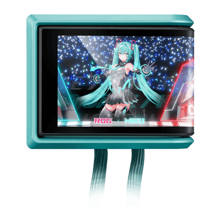 ASUS ROG RYUO IV 360 ARGB Hatsune Miku Edition AIO Liquid CPU Cooler 8 ASUS ROG RYUO IV 360 ARGB Hatsune Miku Edition AIO Liquid CPU Cooler