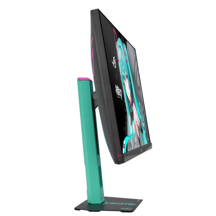 ASUS ROG Strix XG27ACMEG-G Hatsune Miku Edition Gaming Monitor - 27 inch, 16:9, IPS, 2K QHD (2560 x 1440), 260 Hz, 400 cd/m² 4 ASUS ROG Strix XG27ACMEG-G Hatsune Miku Edition Gaming Monitor - 27 inch, 16:9, IPS, 2K QHD (2560 x 1440), 260 Hz, 400 cd/m²