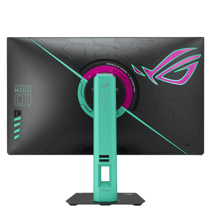 ASUS ROG Strix XG27ACMEG-G Hatsune Miku Edition Gaming Monitor - 27 inch, 16:9, IPS, 2K QHD (2560 x 1440), 260 Hz, 400 cd/m² 7 ASUS ROG Strix XG27ACMEG-G Hatsune Miku Edition Gaming Monitor - 27 inch, 16:9, IPS, 2K QHD (2560 x 1440), 260 Hz, 400 cd/m²