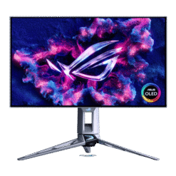 ASUS ROG Swift OLED PG27AQWP-W Gaming Monitor - 27 inch, QHD (2560x1440), Dual-Mode (QHD@540Hz, HD@720Hz), G-SYNC Compatible, VESA DisplayHDR™ 500 True Black, DisplayPort™ 2.1