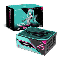 ASUS ROG Thor 1200W Platinum III Hatsune Miku Edition Gaming PSU - 1200W, ATX 3.1 compatible, magnetic OLED display, 80 Plus Platinum