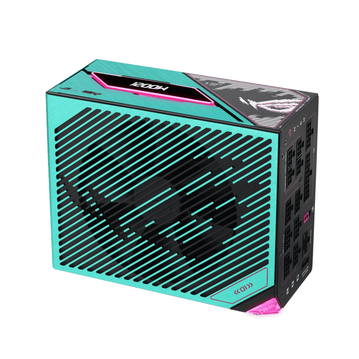 ASUS ROG Thor 1200W Platinum III Hatsune Miku Edition Gaming PSU - 1200W, ATX 3.1 compatible, magnetic OLED display, 80 Plus Platinum 8 ASUS ROG Thor 1200W Platinum III Hatsune Miku Edition Gaming PSU - 1200W, ATX 3.1 compatible, magnetic OLED display, 80 Plus Platinum