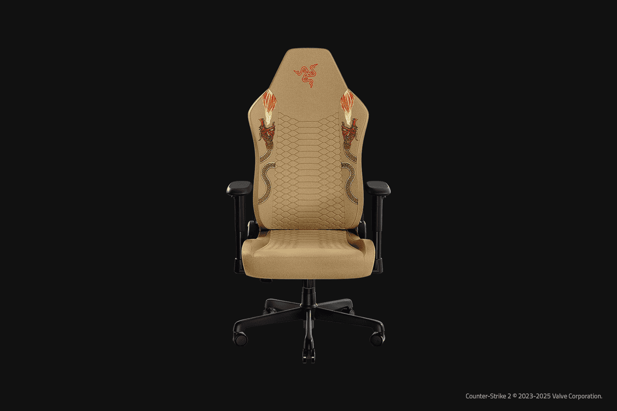 Razer Iskur V2 X Counter-Strike 2 Edition Gaming Chair 18 https medias p1.phoenix.razer .com sys master phoenix images container hdb ha7 9982238261278 251030 iskur v2 x cs2 fabric 1500x1000 3