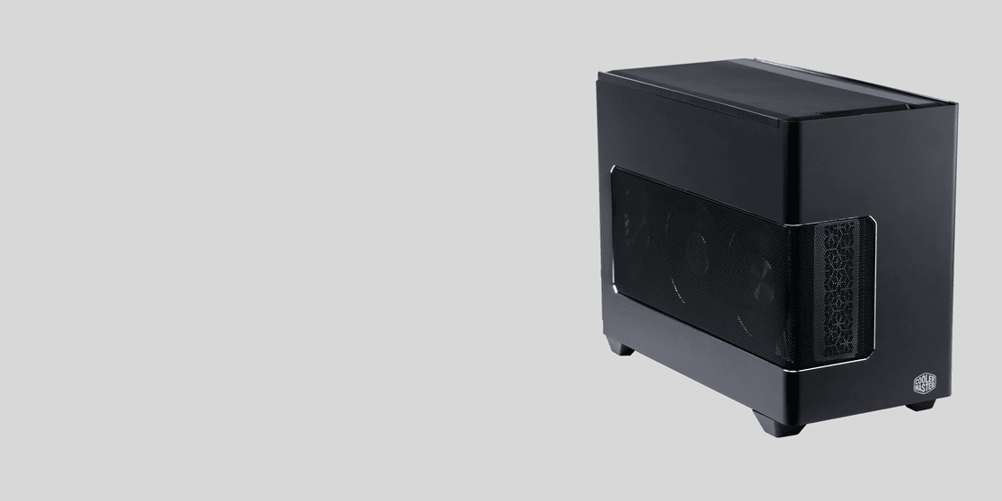 Cooler Master MasterBox NR200P V3 - Black, Aluminum side panels, mini ITX 19 image