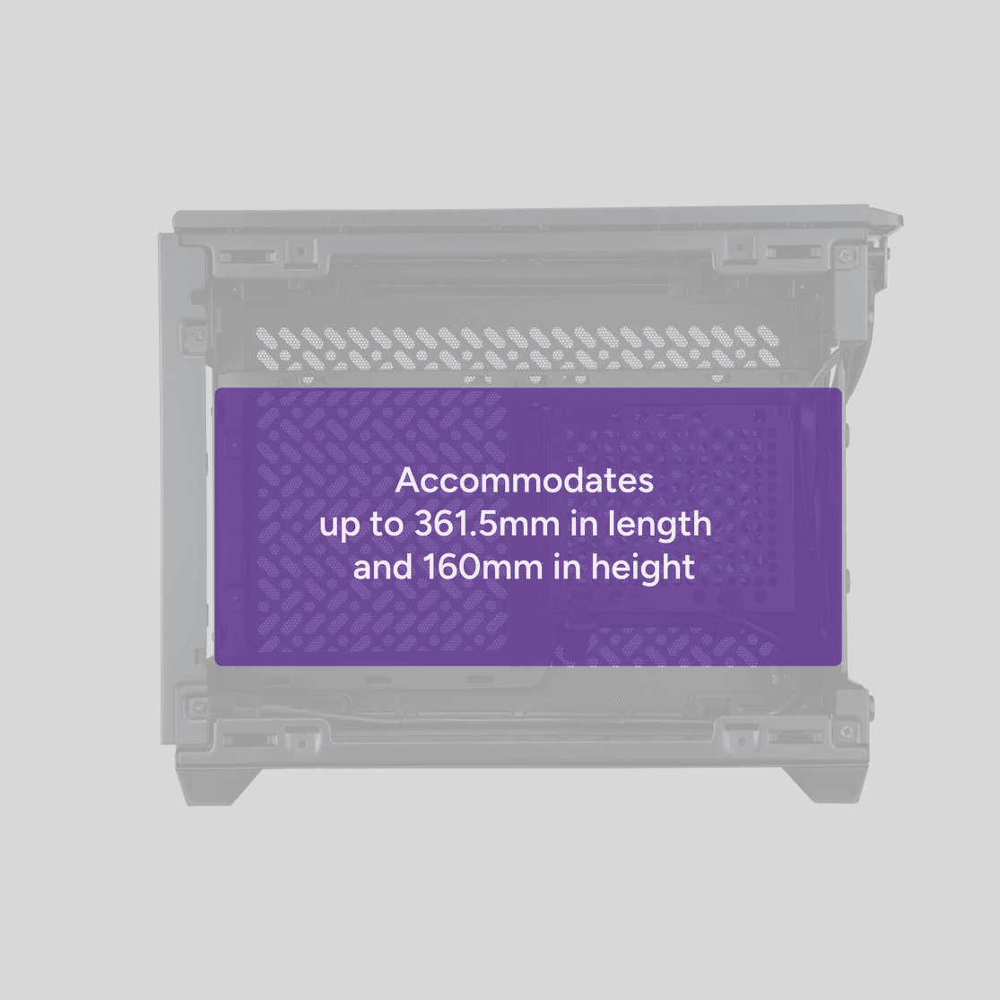 Cooler Master MasterBox NR200P V3 - Black, Aluminum side panels, mini ITX 18 image