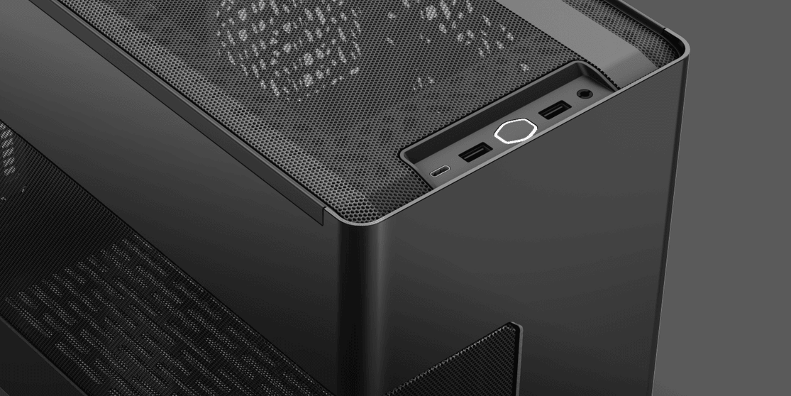 Cooler Master MasterBox NR200P V3 - Black, Aluminum side panels, mini ITX 23 image