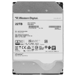 Western Digital Ultrastar HC570 22TB (WUH722222ALE6L4) HDD - 7200 RPM, 512MB Cache, Sata III, SATA Ultra 512E SE
