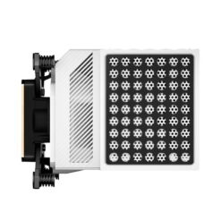 TRYX PANORAMA WB White CPU Water Block - Curved 2K AMOLED Display, Microchannel Fins, Copper Base, G1/4” Threaded Outlet, VRM Fan 7 1751628541868