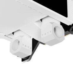 TRYX PANORAMA WB White CPU Water Block - Curved 2K AMOLED Display, Microchannel Fins, Copper Base, G1/4” Threaded Outlet, VRM Fan 8 1751628545710