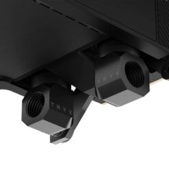 TRYX PANORAMA WB Black CPU Water Block - Curved 2K AMOLED Display, Microchannel Fins, Copper Base, G1/4” Threaded Outlet, VRM Fan 10 1751628619289