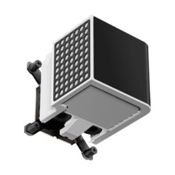 TRYX PANORAMA WB Black CPU Water Block - Curved 2K AMOLED Display, Microchannel Fins, Copper Base, G1/4” Threaded Outlet, VRM Fan 12 1752832158514