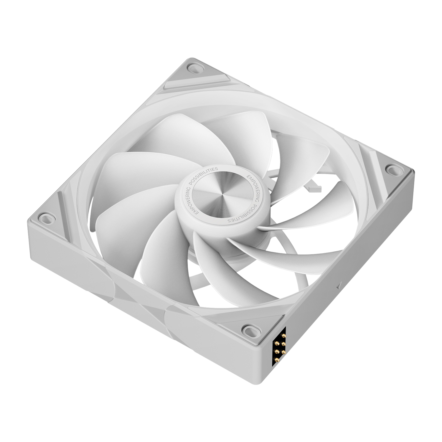 TRYX ROTA SL ARGB Reverse 120 Triple Pack White Fan - Reverse Flow, 3x120mm PWM, Daisy Chain Magnetic Connection 5 TRYX ROTA SL ARGB Reverse 120 Triple Pack White Fan - Reverse Flow, 3x120mm PWM, Daisy Chain Magnetic Connection
