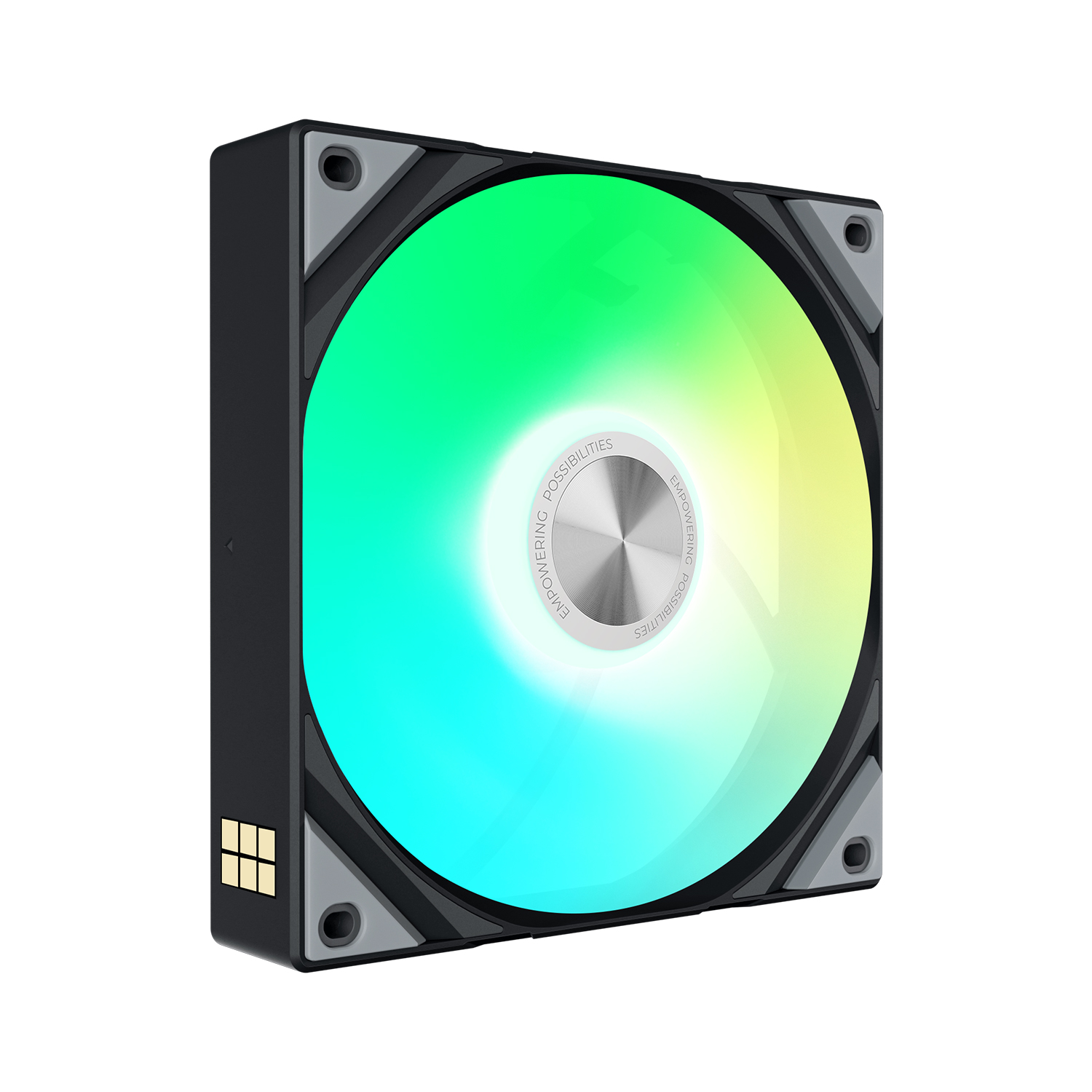 TRYX ROTA SL ARGB Reverse 120 Triple Pack Black Fan - Reverse Flow, 3x120mm PWM, Daisy Chain Magnetic Connection 4 TRYX ROTA SL ARGB Reverse 120 Triple Pack Black Fan - Reverse Flow, 3x120mm PWM, Daisy Chain Magnetic Connection