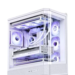 Jonsbo D400 White Case - ATX, Curved Glass Design, Support BTF 34 20254716879