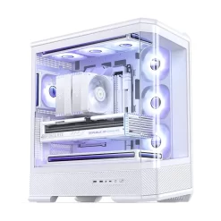 Jonsbo D400 White Case - ATX, Curved Glass Design, Support BTF 36 20254740037