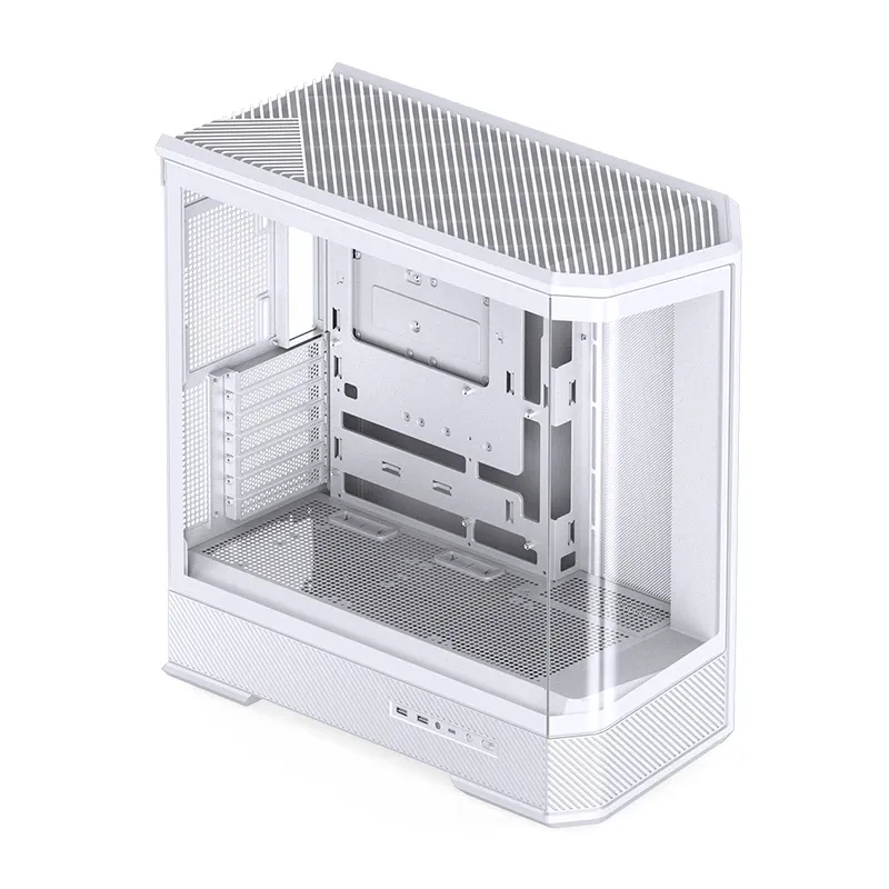 Jonsbo D400 White Case - ATX, Curved Glass Design, Support BTF 3 Jonsbo D400 White Case - ATX, Curved Glass Design, Support BTF