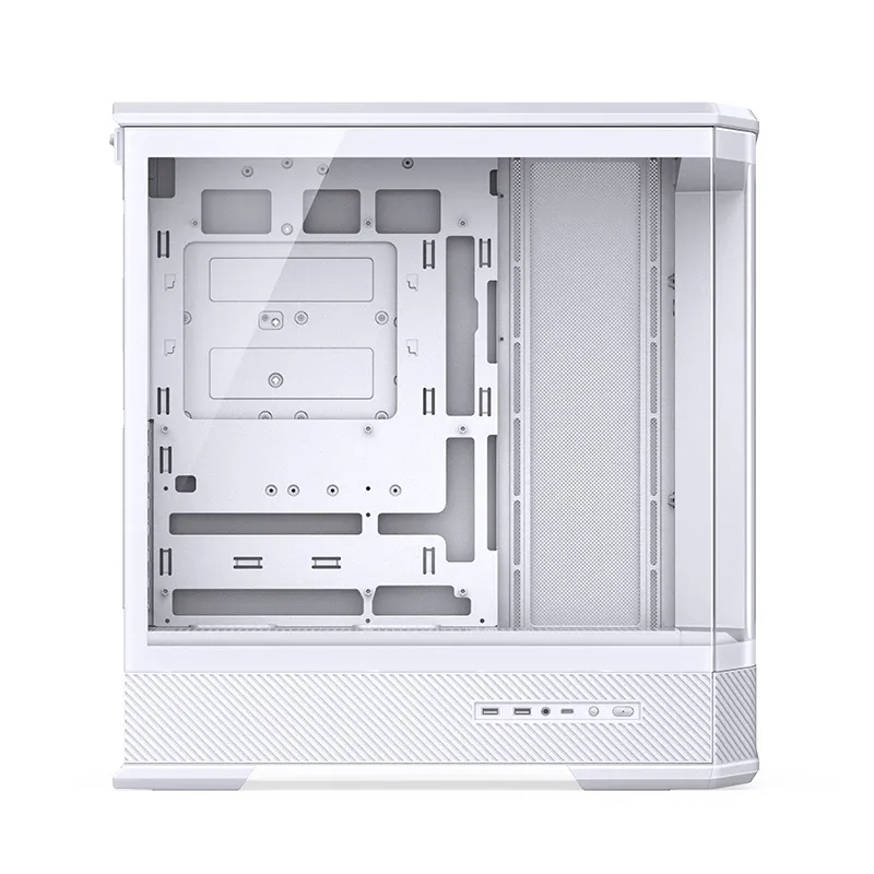 Jonsbo D400 White Case - ATX, Curved Glass Design, Support BTF 10 Jonsbo D400 White Case - ATX, Curved Glass Design, Support BTF