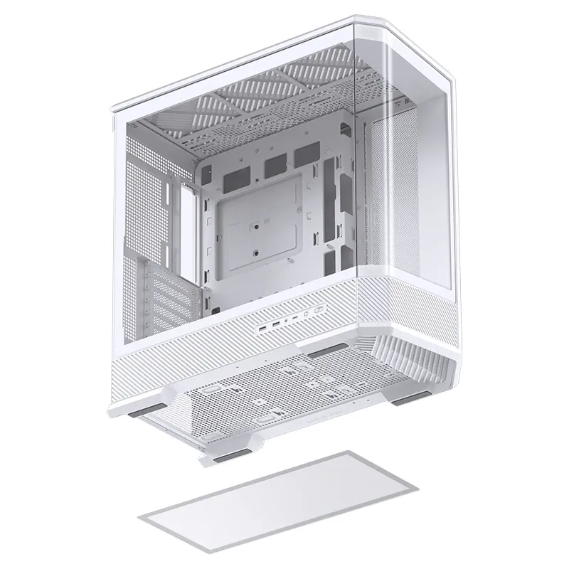 Jonsbo D400 White Case - ATX, Curved Glass Design, Support BTF 11 Jonsbo D400 White Case - ATX, Curved Glass Design, Support BTF