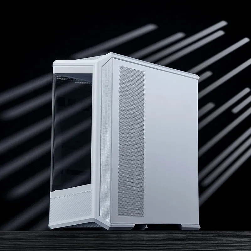 Jonsbo D400 White Case - ATX, Curved Glass Design, Support BTF 21 Jonsbo D400 White Case - ATX, Curved Glass Design, Support BTF